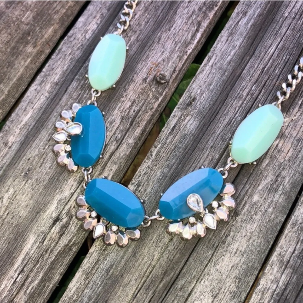 Silver & Blue Necklace - Picture 2 of 11